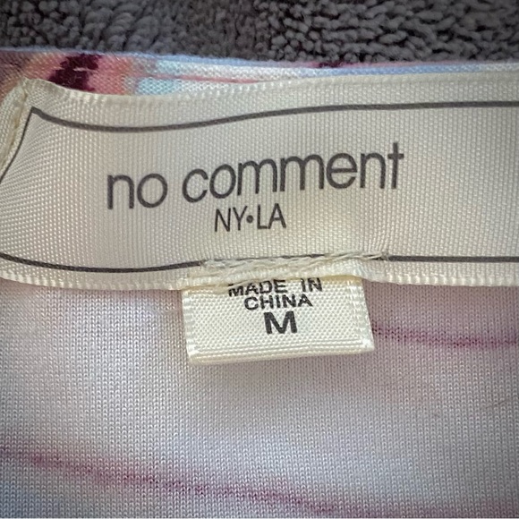 Pink and white swirl crop top size M - Picture 2 of 3